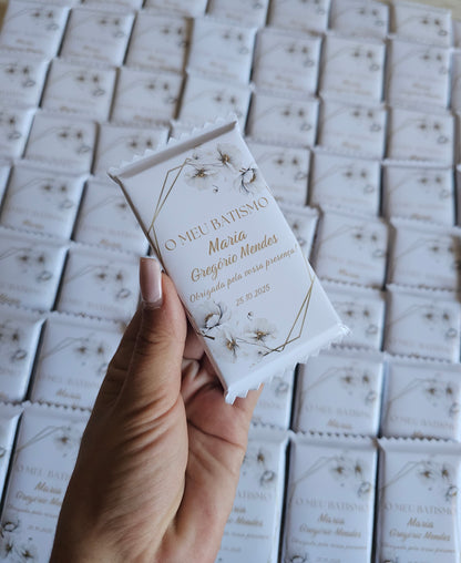 Chocolates 20g personalizados "Maria M."