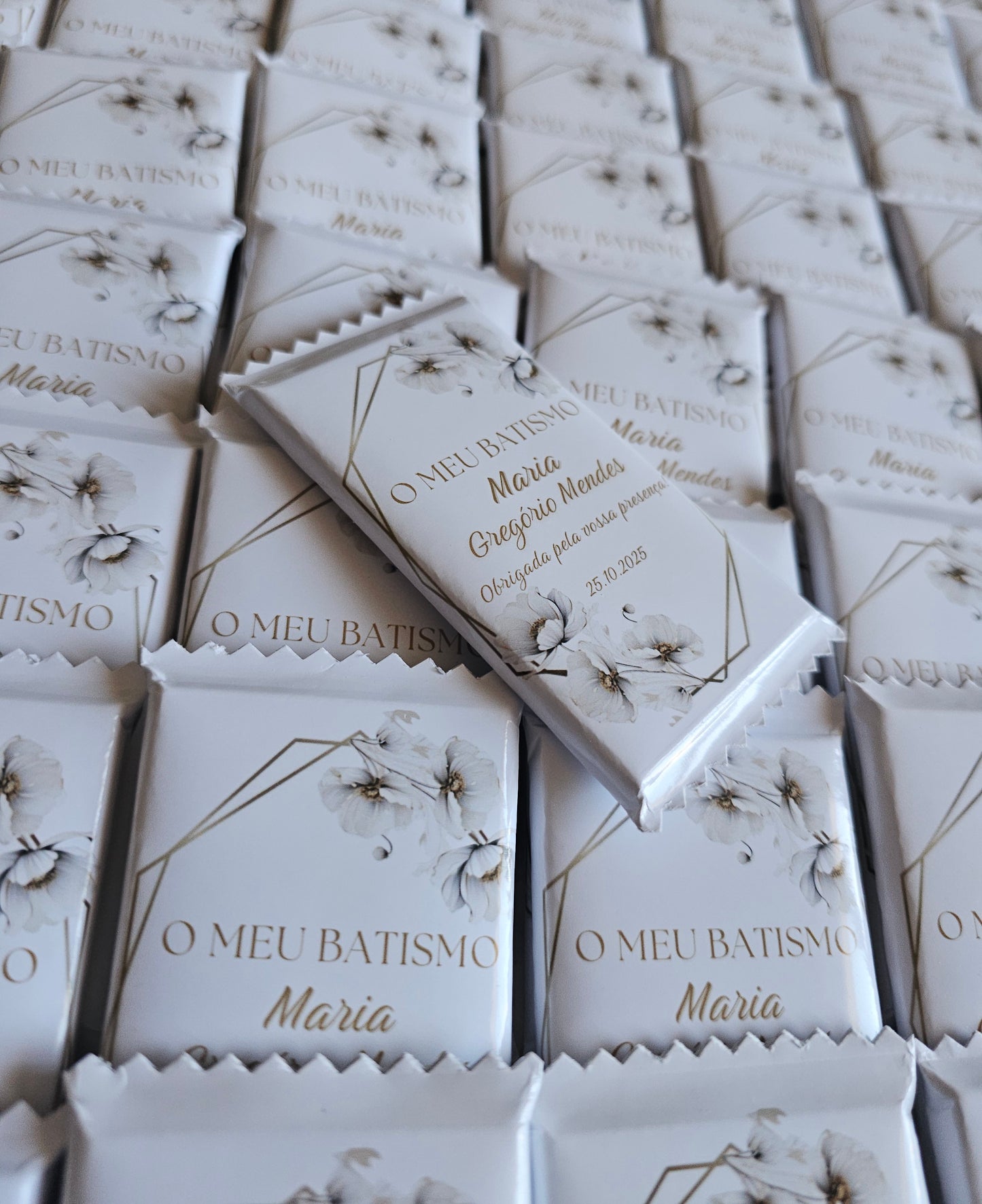 Chocolates 20g personalizados "Maria M."