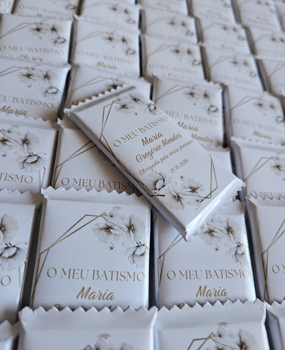 Chocolates 20g personalizados "Maria M."