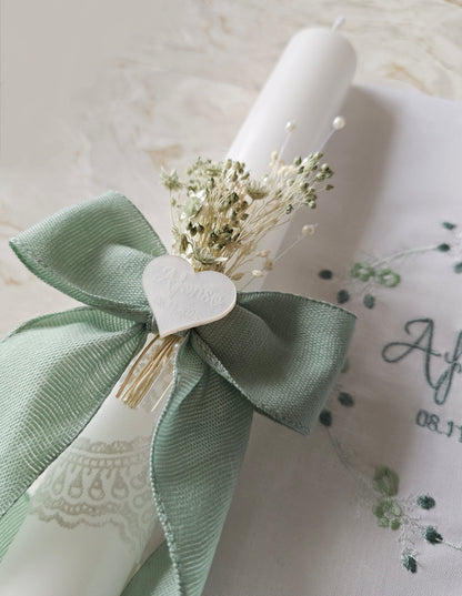 Conjunto de Batismo "Afonso" flores