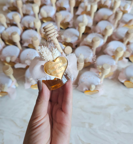 Pote de mel 30g "D&H" flores preservadas