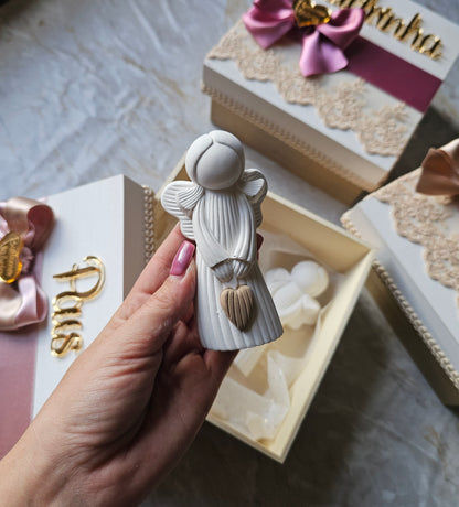 Caixas Padrinhos e Pais "Vitória ♡"