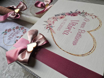 Conjunto de Batismo "Vitória ♡"