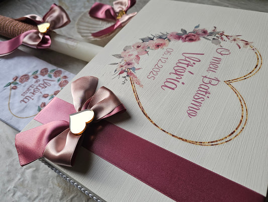 Conjunto de Batismo "Vitória ♡"