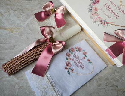 Conjunto de Batismo "Vitória ♡"