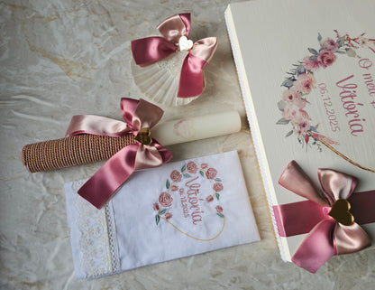 Conjunto de Batismo "Vitória ♡"
