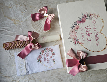 Conjunto de Batismo "Vitória ♡"