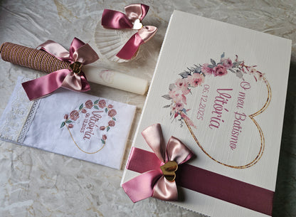 Conjunto de Batismo "Vitória ♡"