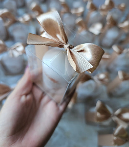 Velas personalizadas em caixa "Tons neutros"