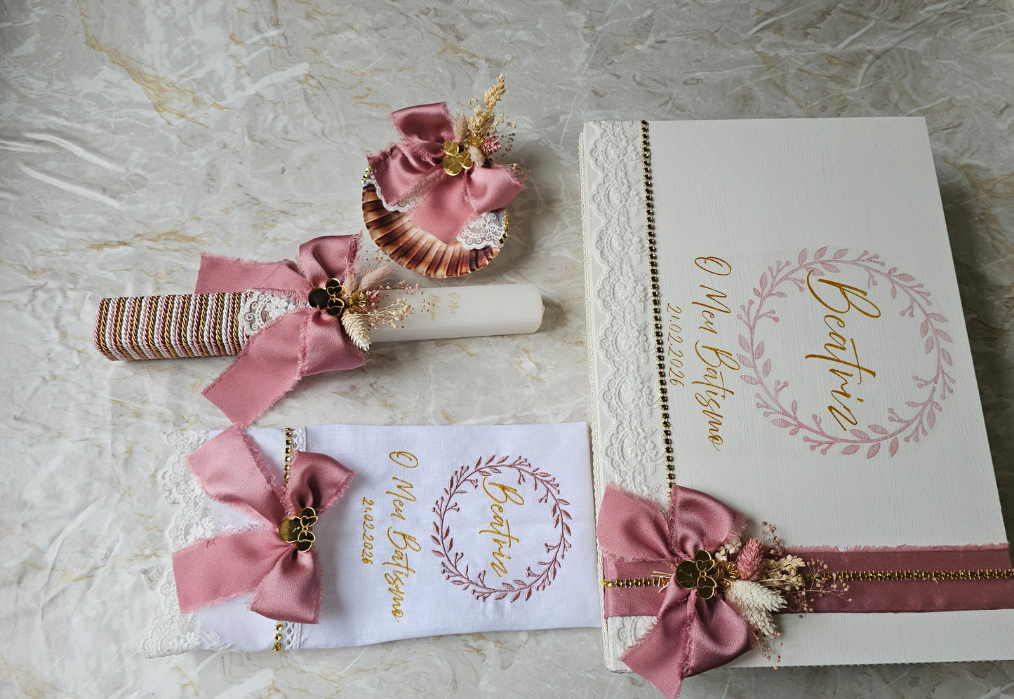 Conjunto de Batismo "Beatriz" Minnie