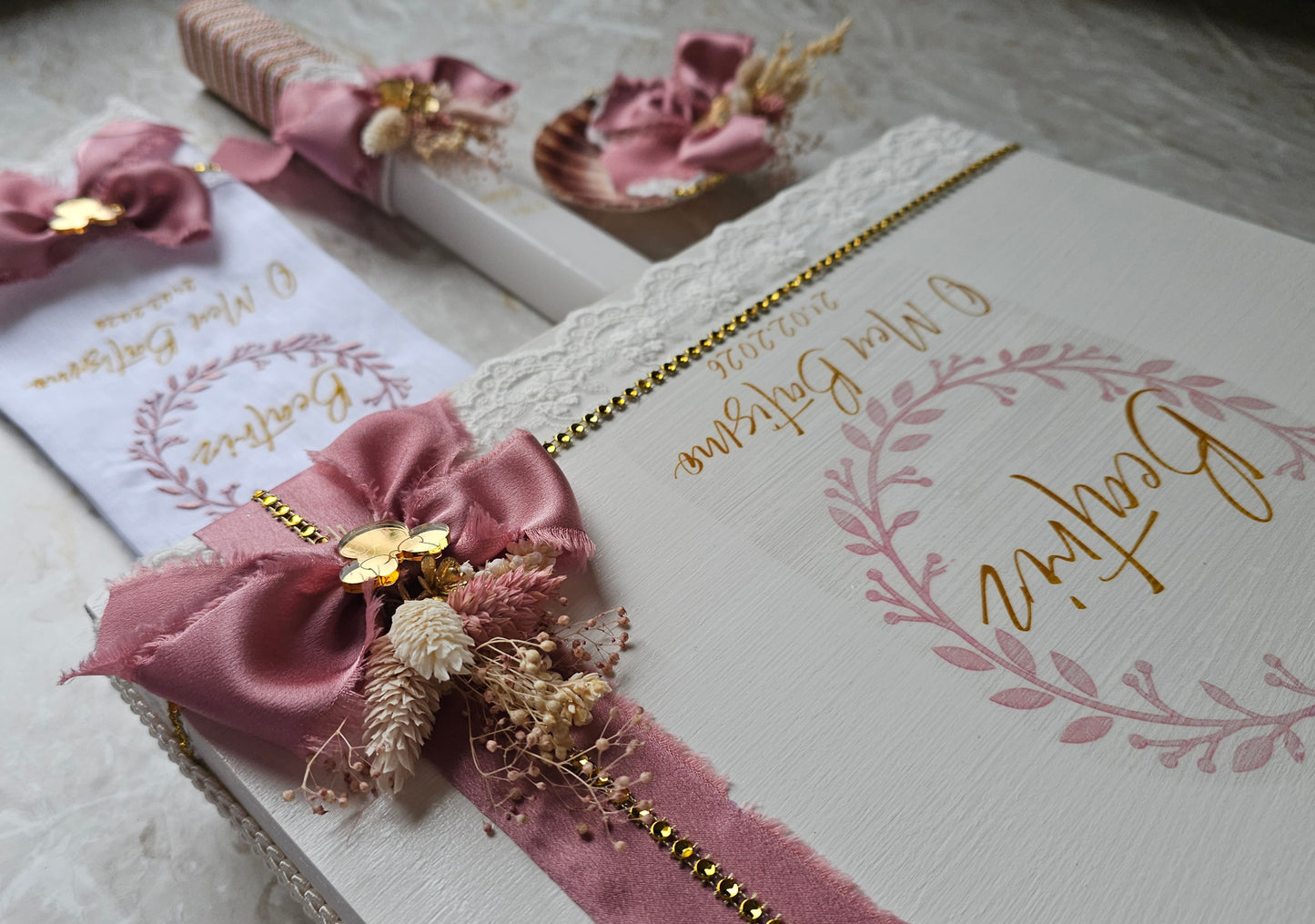 Conjunto de Batismo "Beatriz" Minnie