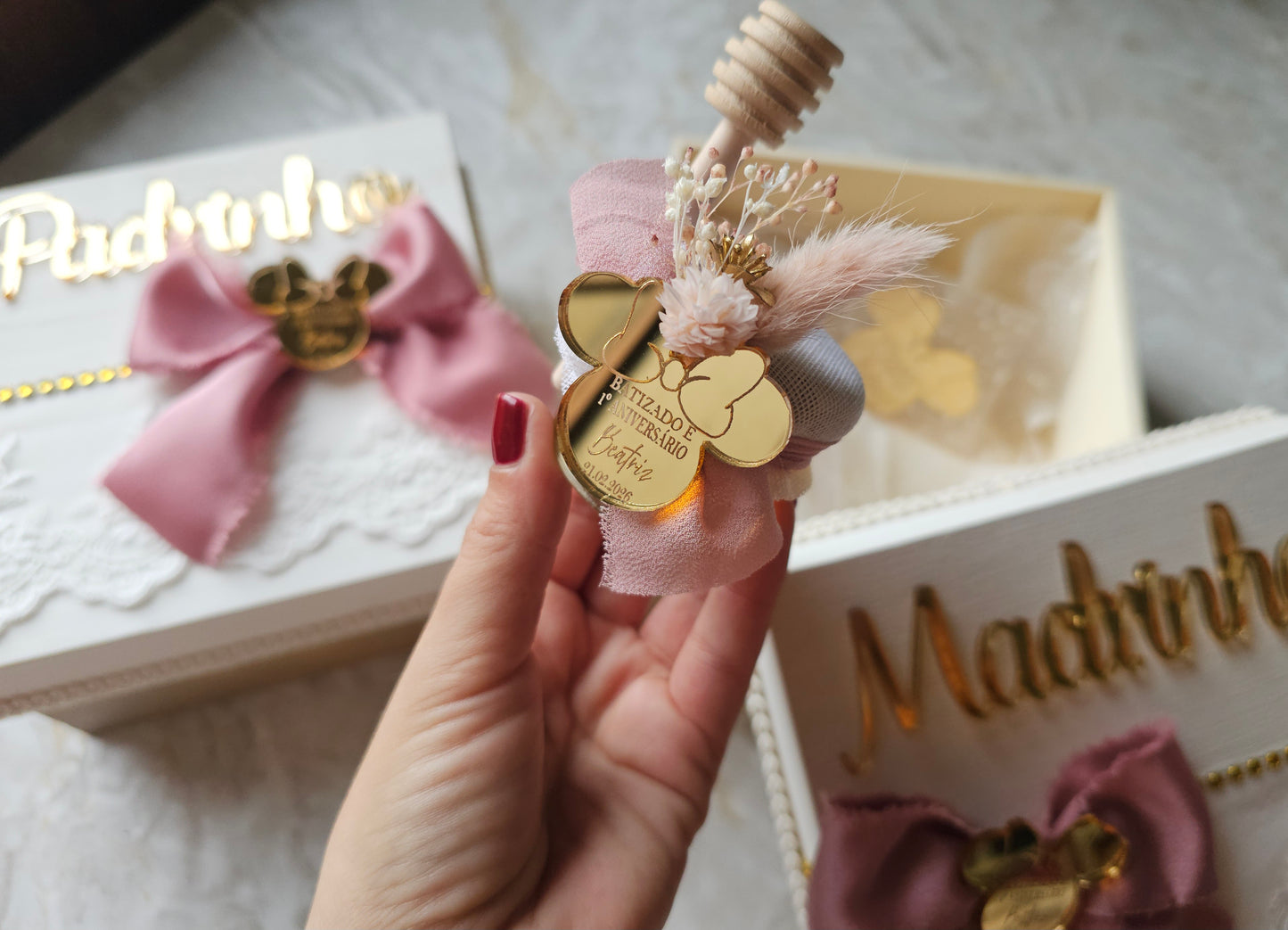 Caixa Padrinhos "Minnie"