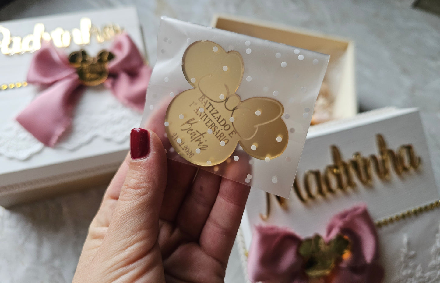 Caixa Padrinhos "Minnie"