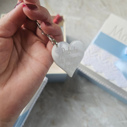 Caixas personalizadas Padrinhos "Baby blue"