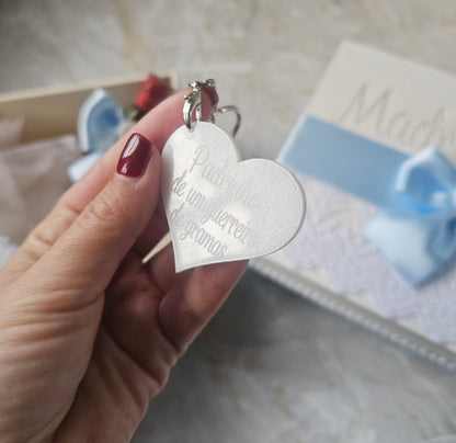 Caixas personalizadas Padrinhos "Baby blue"