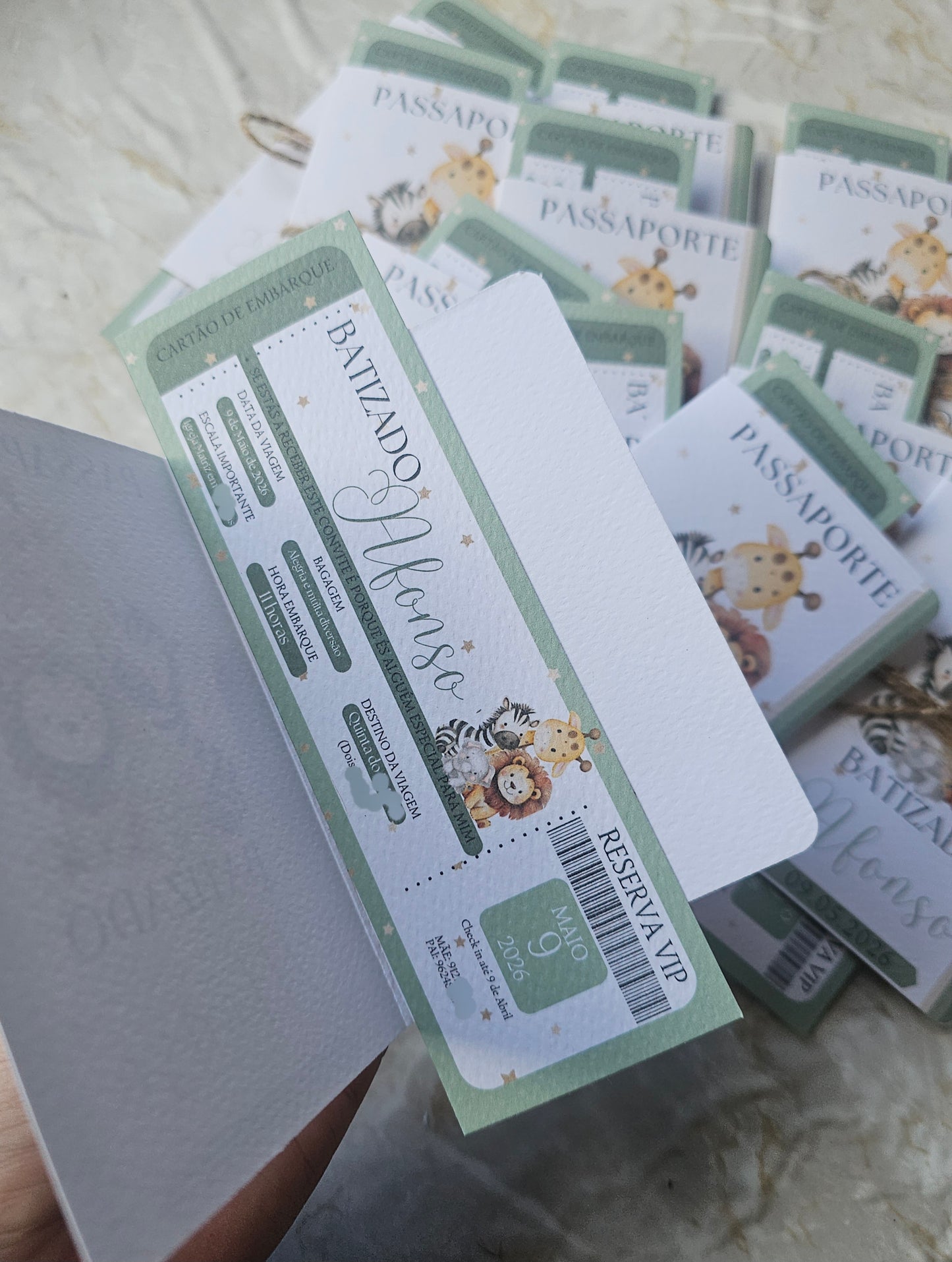 Convite passaporte Selva