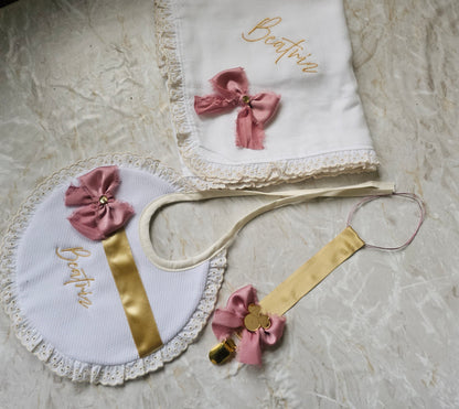 Acessórios bebé " Rosa chiffon"