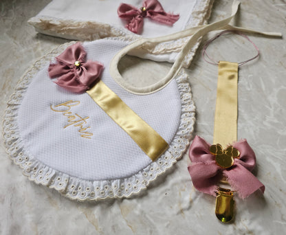Acessórios bebé " Rosa chiffon"