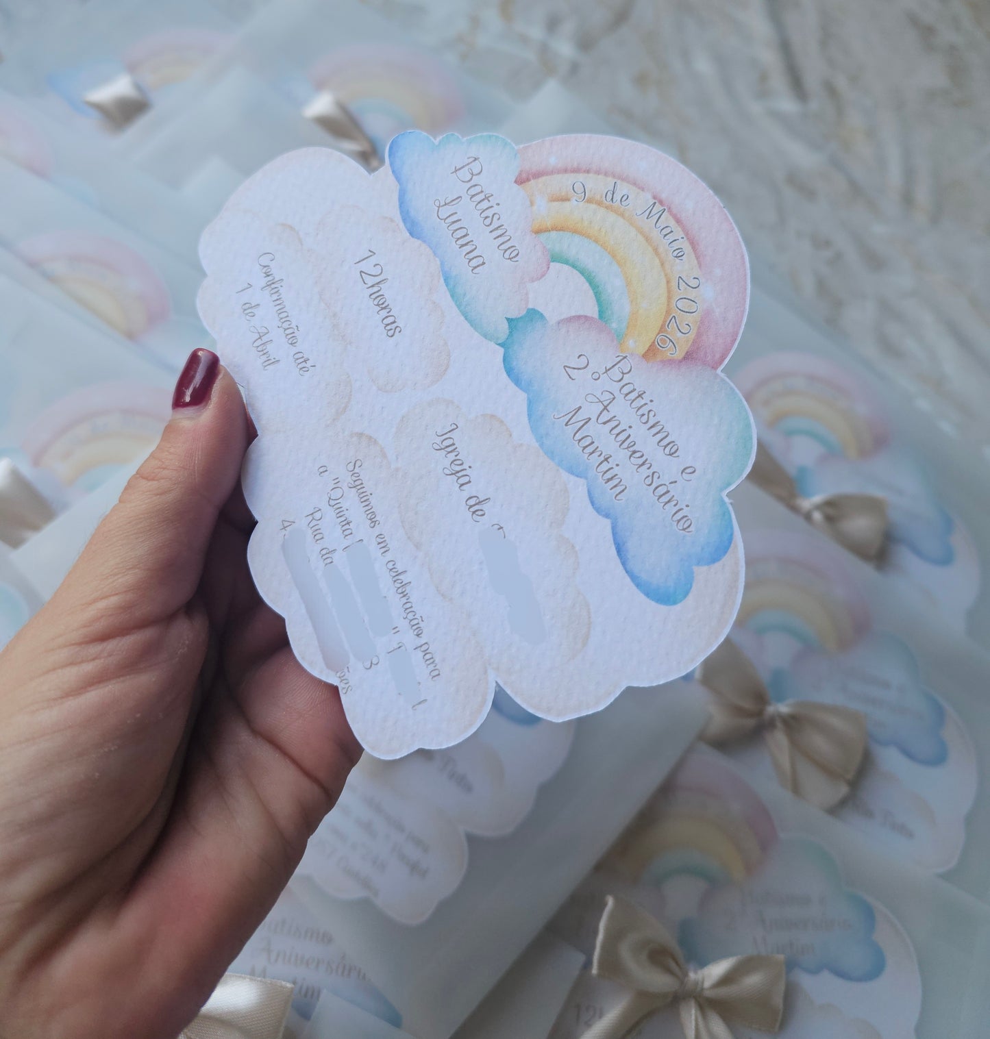 Convite Arco-íris 🌈