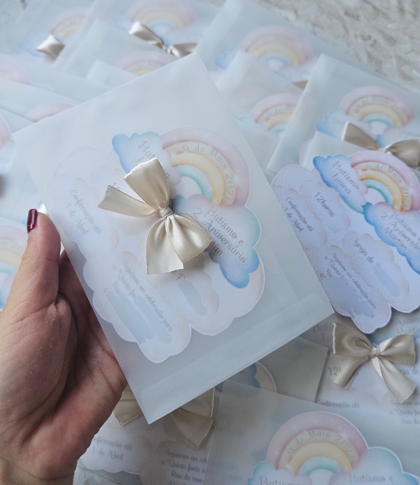 Convite Arco-íris 🌈