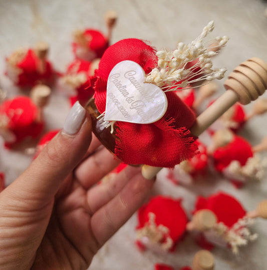Pote de mel 30g casamento C&P