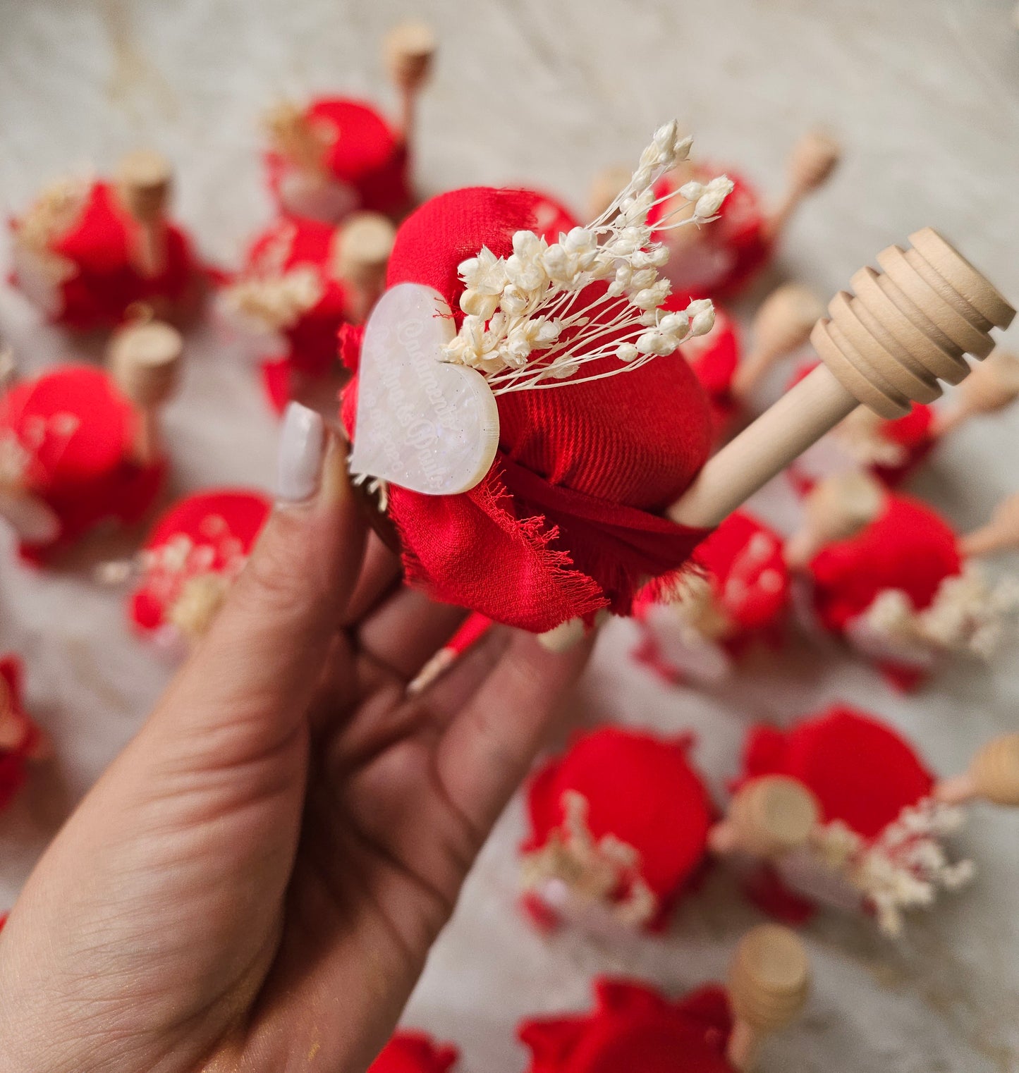 Pote de mel 30g casamento C&P