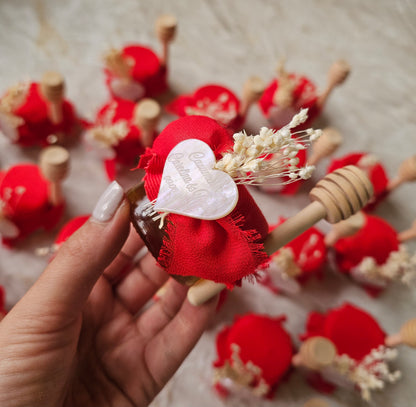 Pote de mel 30g casamento C&P
