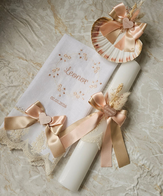 Conjunto de Batismo "Leonor" floral