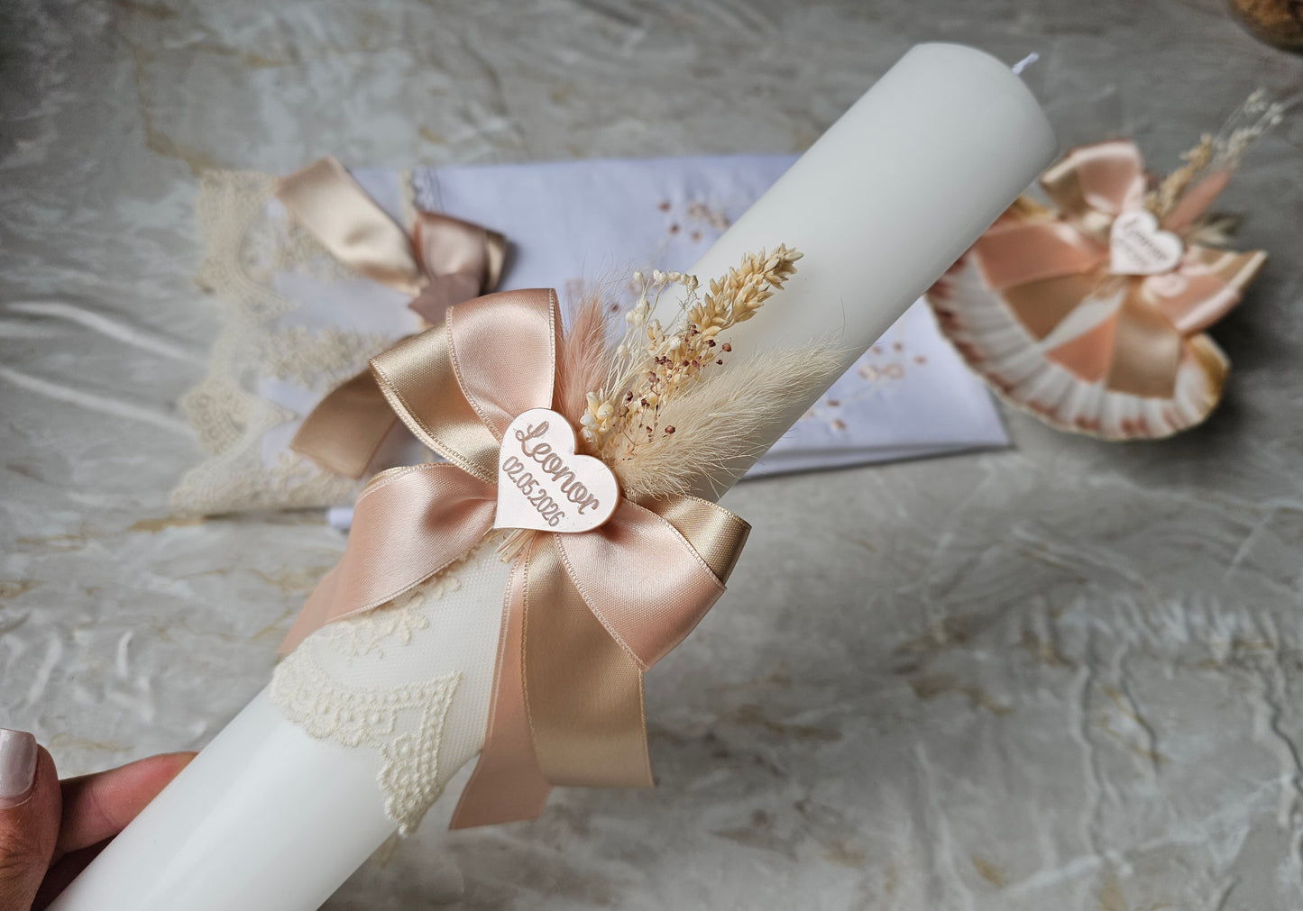 Conjunto de Batismo "Leonor" floral