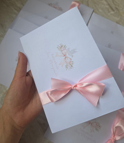 Convite Pombinha Rosa