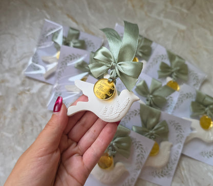 Pomba gesso perfumado "Comunhão"