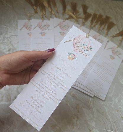 Menu personalizado balão