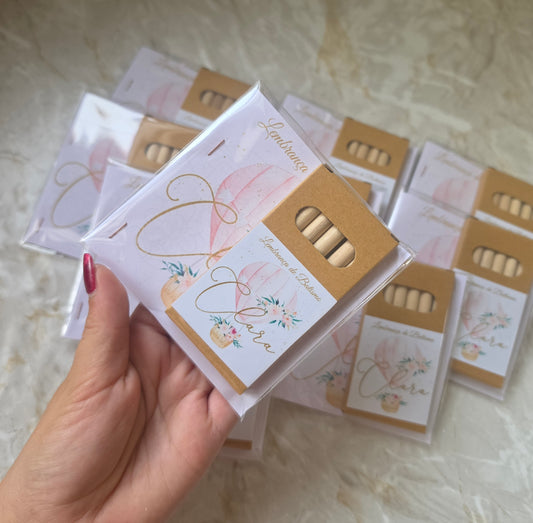 Kit lápis de colorir + livro balão 🩷