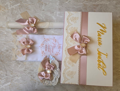Conjunto de Batismo Maria Isabel