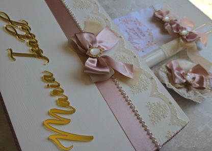 Conjunto de Batismo Maria Isabel