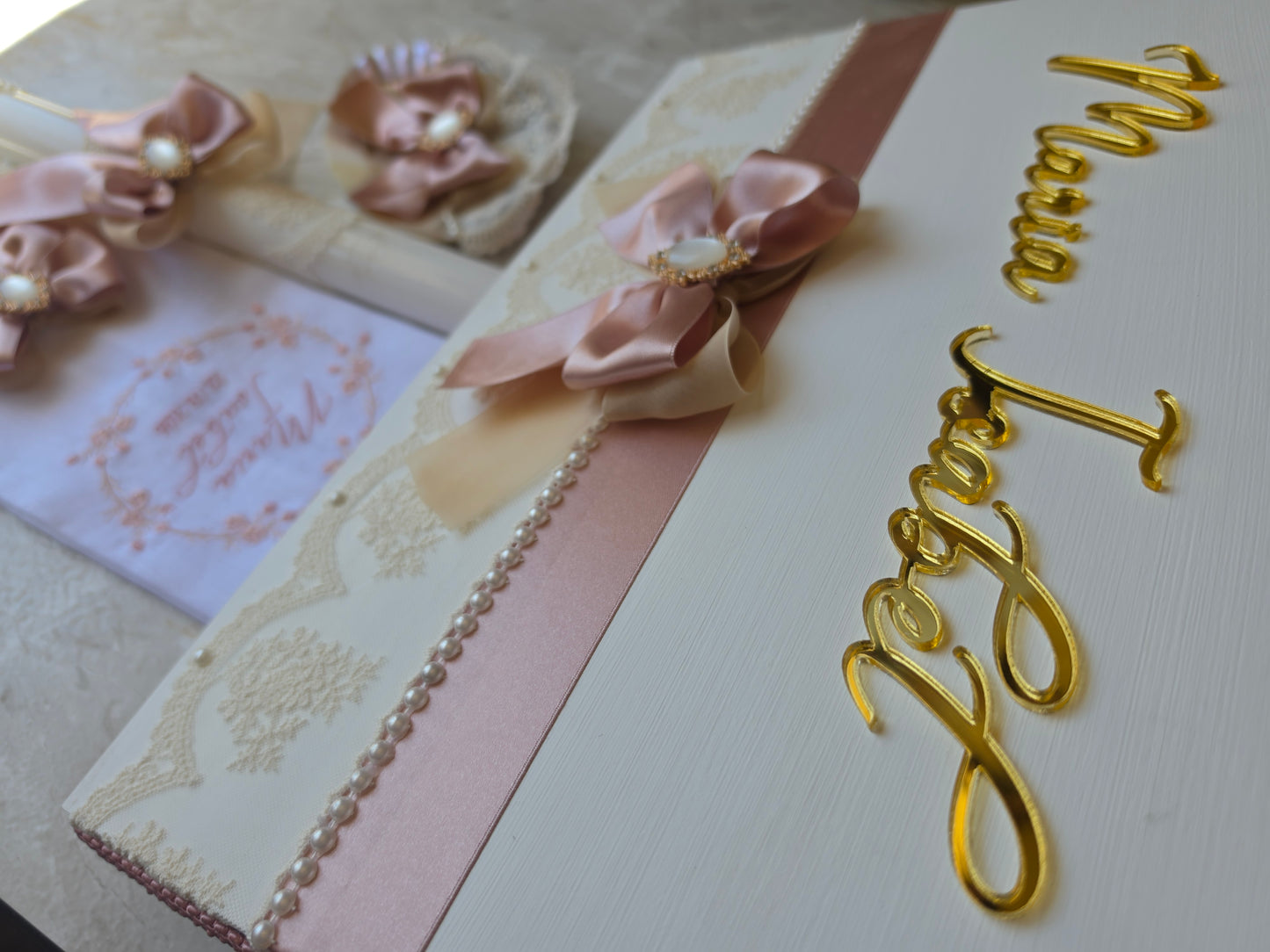Conjunto de Batismo Maria Isabel