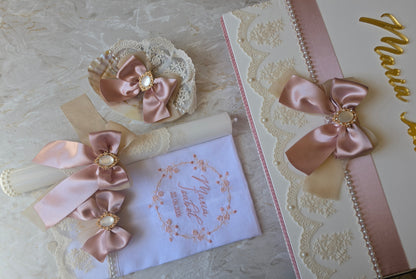 Conjunto de Batismo Maria Isabel