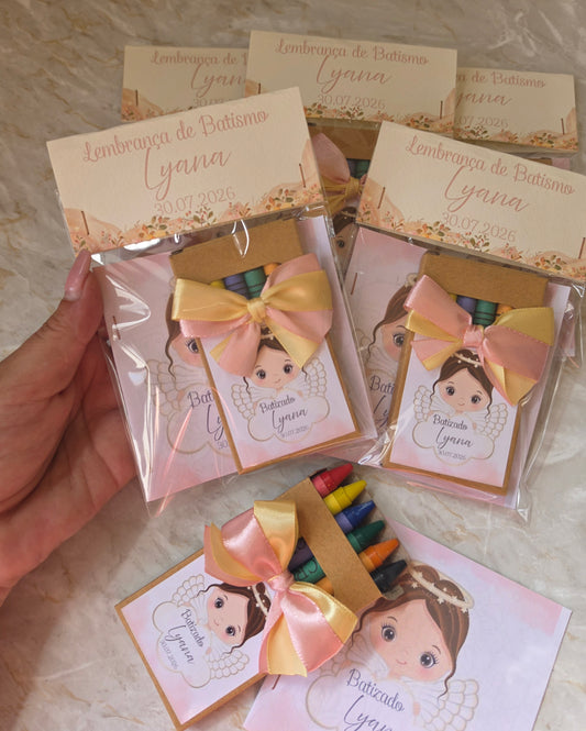 Kit lápis + livro de colorir 🌸