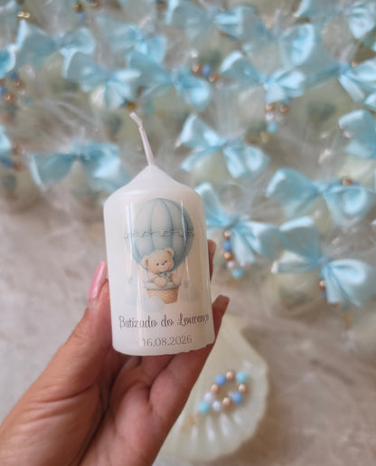 Vela personalizada + mini dezena 🐻
