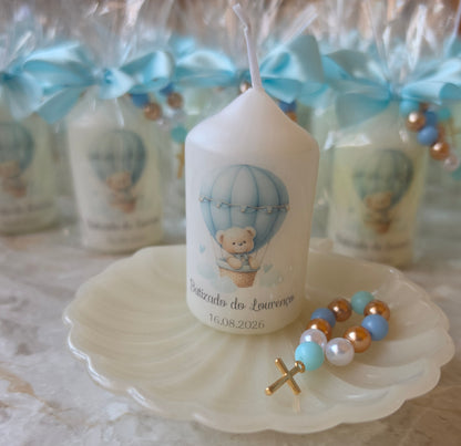 Vela personalizada + mini dezena 🐻