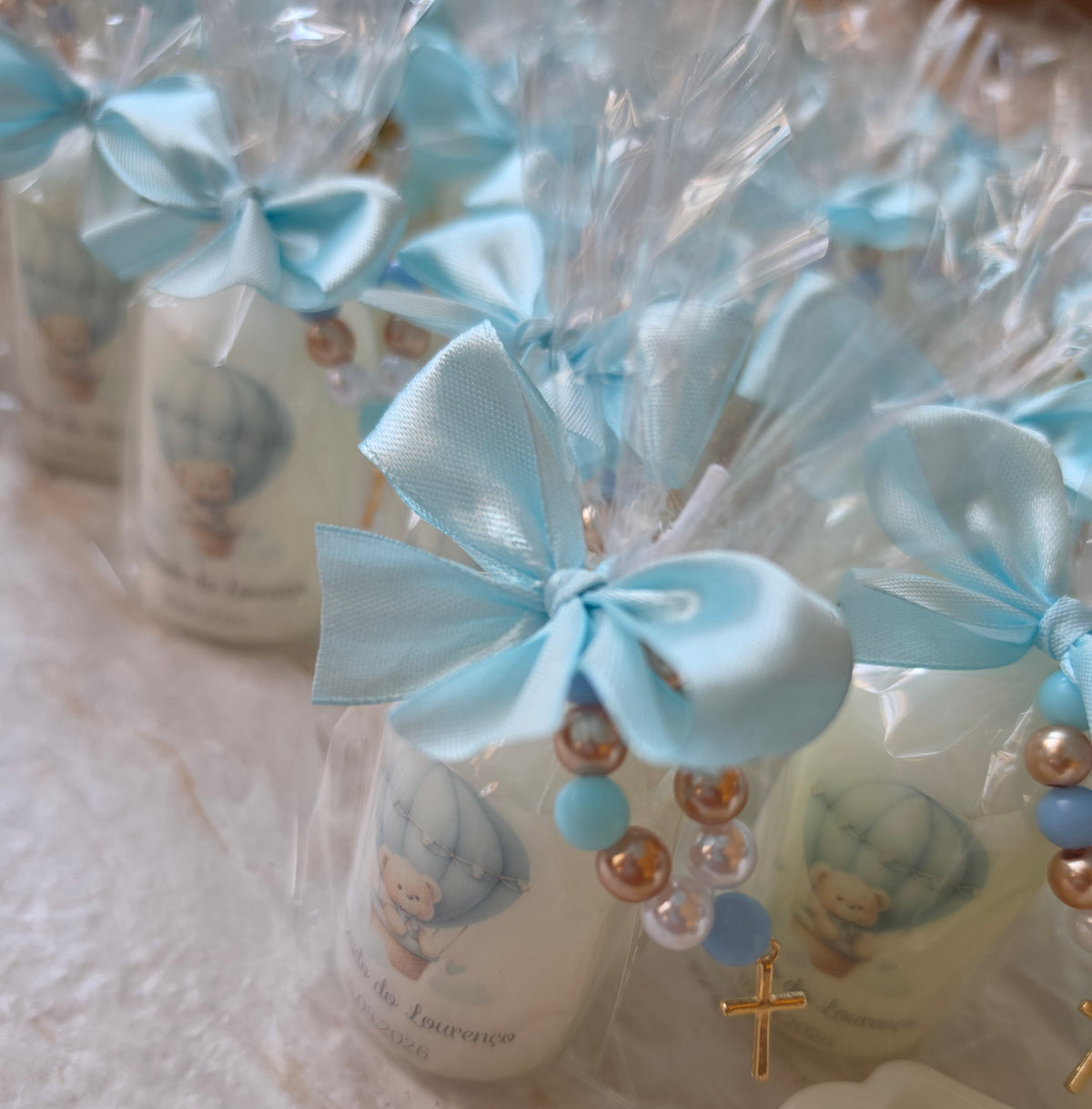 Vela personalizada + mini dezena 🐻