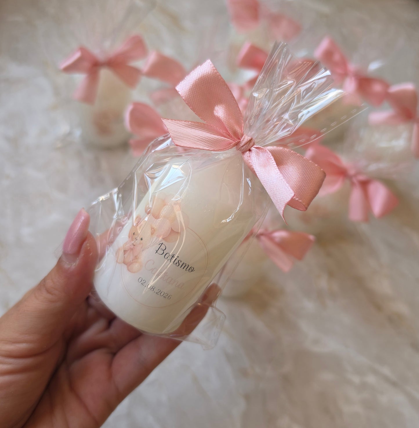 Vela personalizada ursinha
