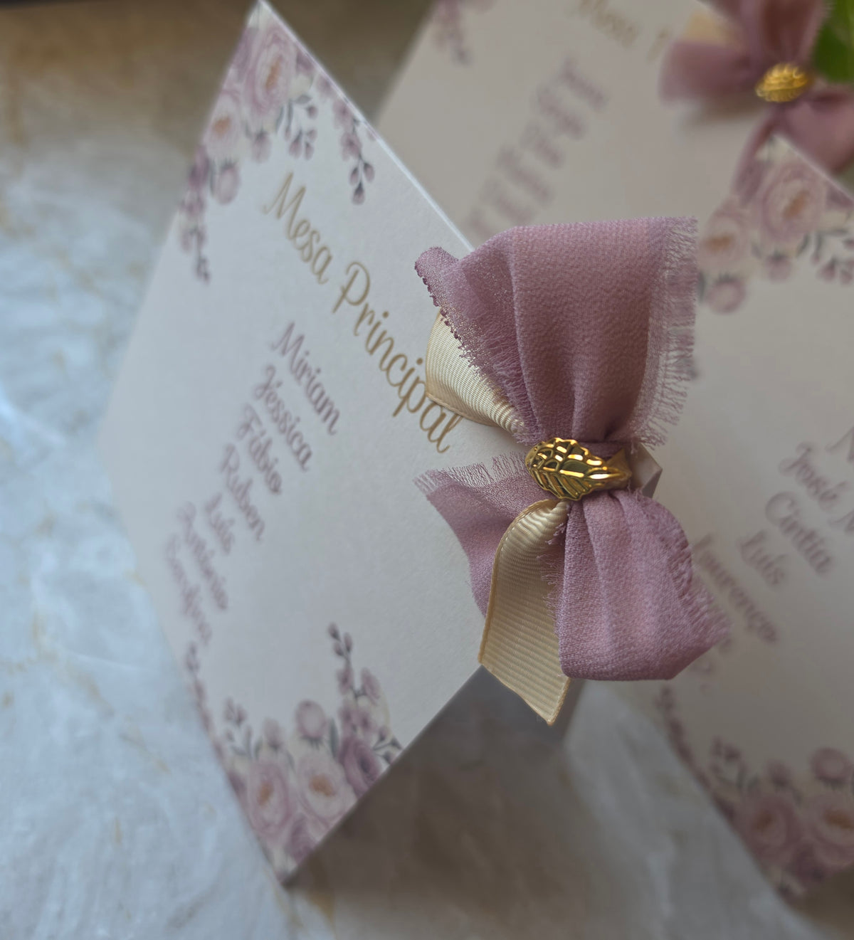 Marcadores de mesa/ lugares 🌸