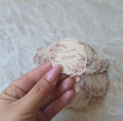 Etiquetas personalizadas 🌸