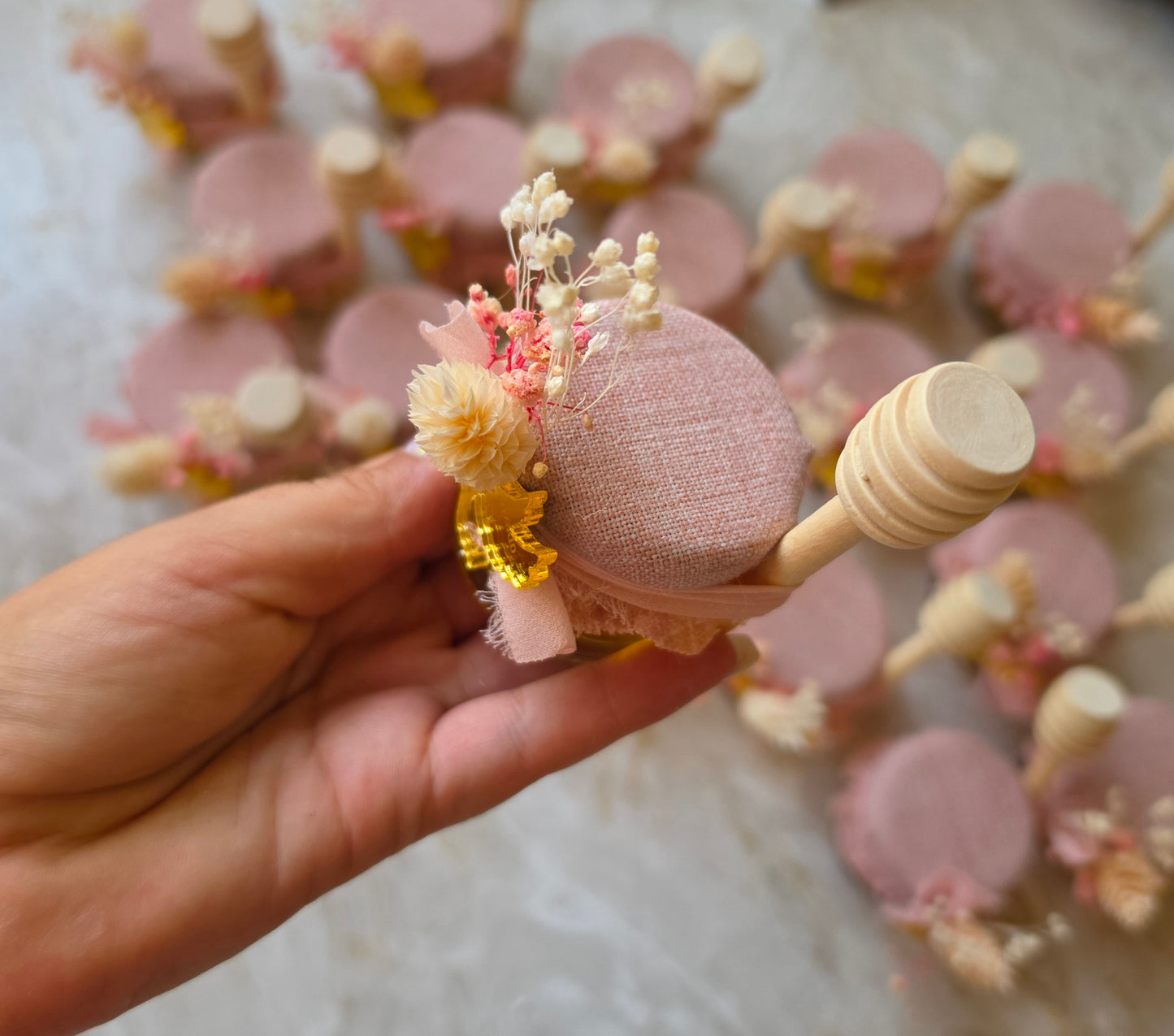 Miniatura pote de mel 30g "Pombinha" 🕊