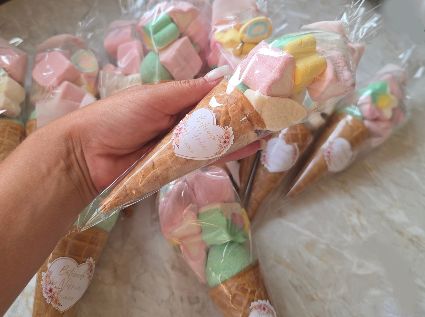 Cones de gomas personalizados 🍦