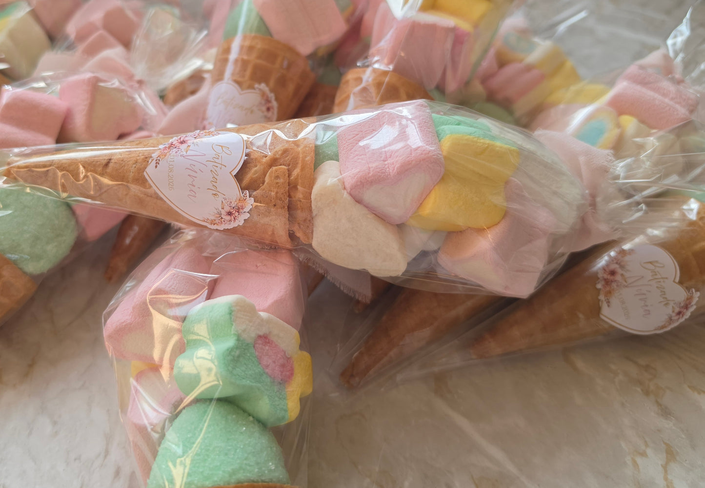 Cones de gomas personalizados 🍦