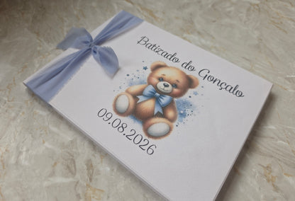 Livro de honra ursinho "Gonçalo" 🐻
