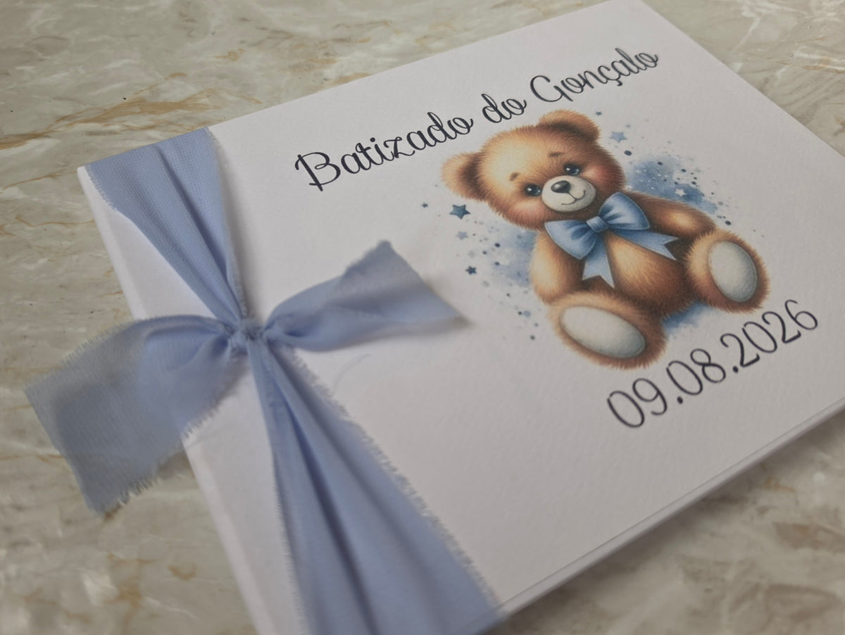 Livro de honra ursinho "Gonçalo" 🐻