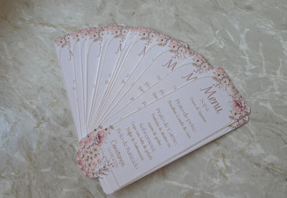 Menus personalizados floral 🌸